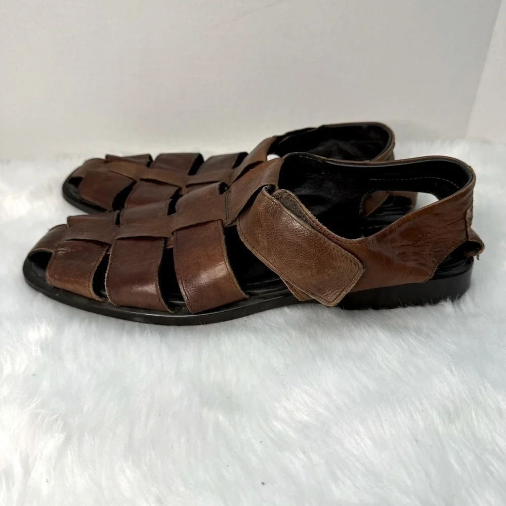 To Boot New York Fisherman Barbados Adam Derrick Leather Italy Sandals